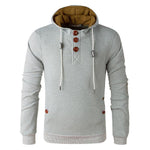 Wooden Buttons Fleeced Hoodies Heritage cosmetics and beauty care