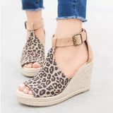 Straw wedge sandals - Heritage cosmetics and beauty care