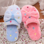 Bowknot cotton slippers - Heritage cosmetics and beauty care