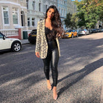 Snake print women's blazer - Heritage cosmetics and beauty care