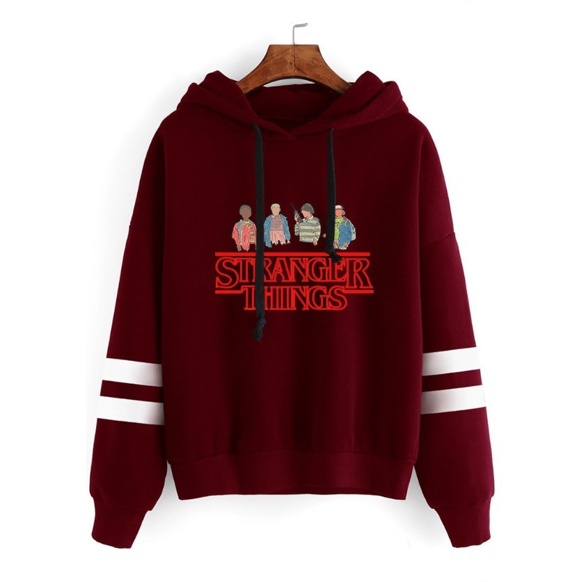 Stranger Things Striped Hoodies - Heritage cosmetics and beauty care