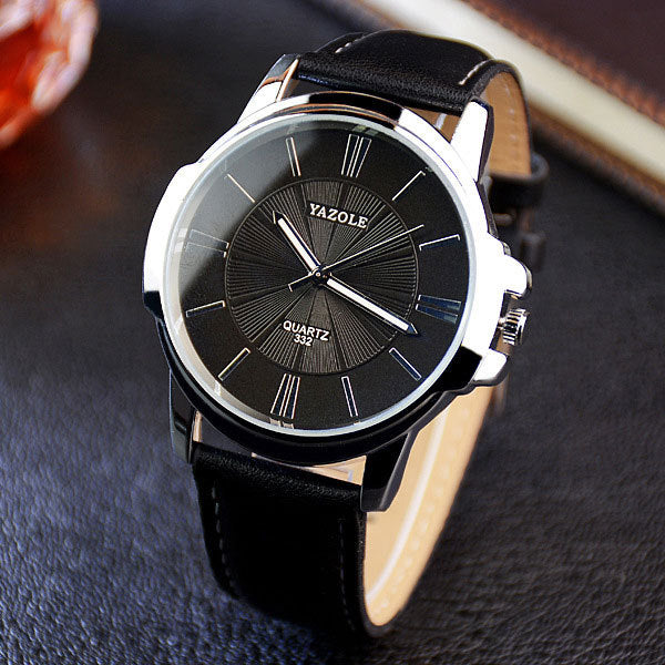 YAZOLE Fashion Quartz Watch Men Watches Top Brand Luxury Male Clock Business Mens Wrist Watch Hodinky Relogio Masculino - Heritage cosmetics and beauty care