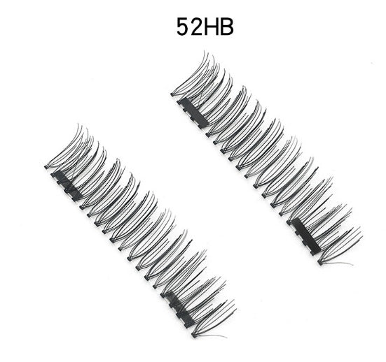 3D double magnet false eyelashes 24P double magnet false Mascara free magnetic false eyelash double magnet eyelashes - Heritage cosmetics and beauty care