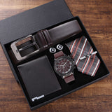 All-match temperament quartz watch belt wallet cuff tie - Heritage cosmetics and beauty care