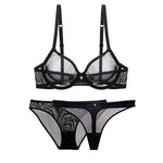 Transparent mesh bra set - Heritage cosmetics and beauty care