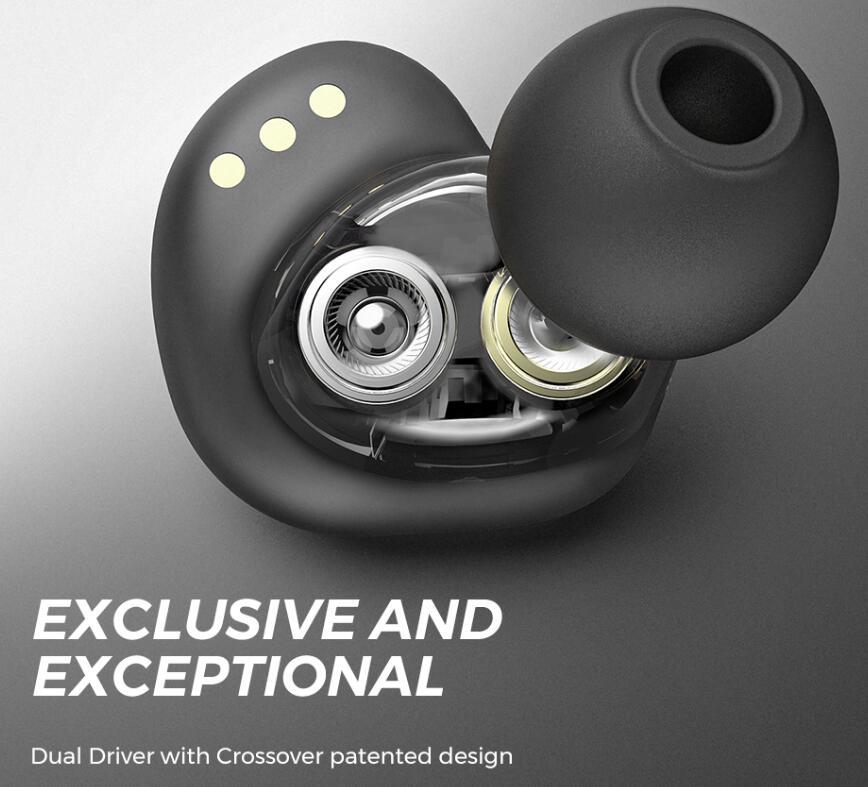 Dual Dynamic Drivers Wireless Earbuds Bluetooth - Heritage cosmetics and beauty care