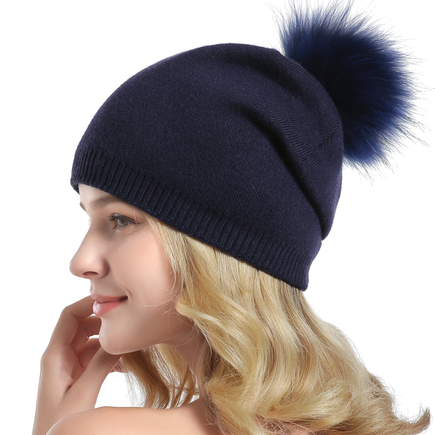 Fur Pompom Hats - Heritage cosmetics and beauty care