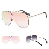 Sunglasses, men, women, men and women, sunglasses, frameless, rivet, personality glasses - Heritage cosmetics and beauty care