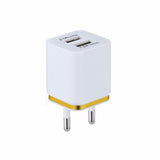 Dual USB Phnom Penh Electroplating Mobile Phone Charger Heritage cosmetics and beauty care