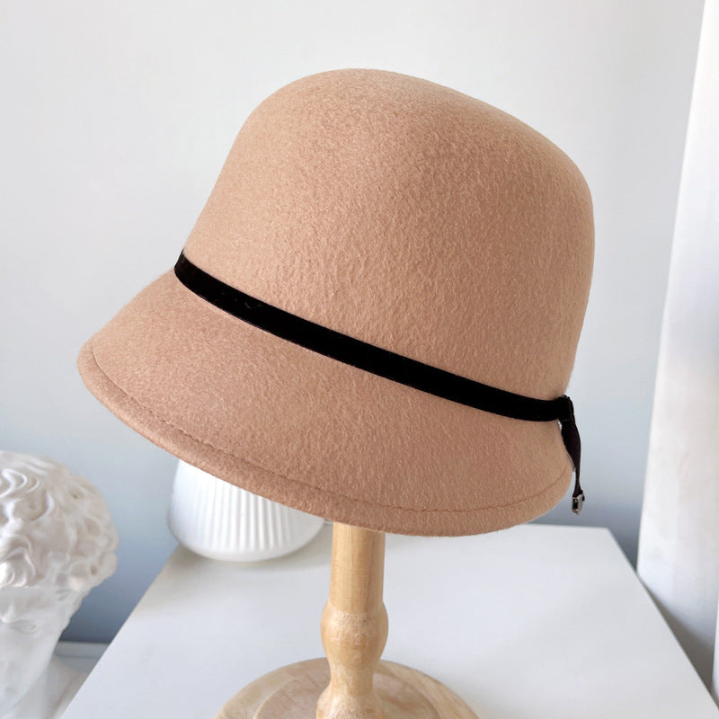 Wool Felt Hats Fine Bow Ladies - Heritage cosmetics and beauty care