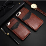 Compatible With Apple, Retro Leather Wallet Case For 8 7 6S 6 Plus Card Slot Holder Phone Cases Heritage cosmetics and beauty care