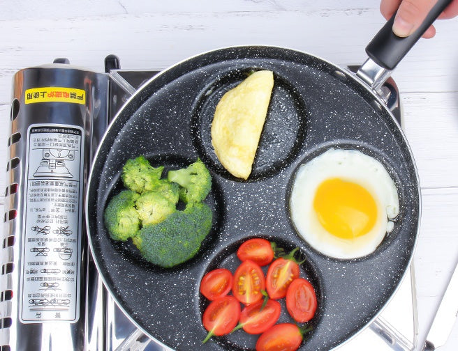 Egg Frying Pan Nonstick Pancake Pans 4-Cups Cookware Pancake Pan Egg Pan Suitable For Gas Stove - Heritage cosmetics and beauty care