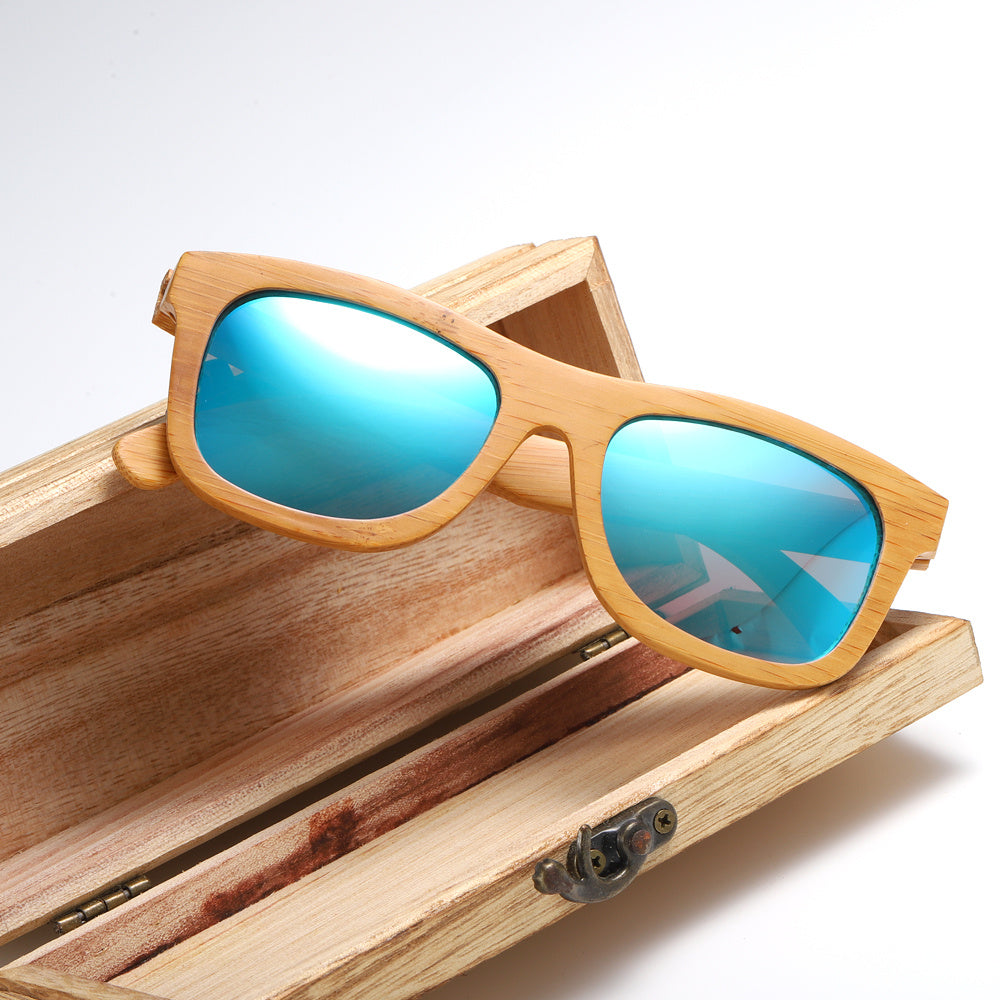 New trendy bamboo sunglasses - Heritage cosmetics and beauty care