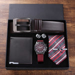 All-match temperament quartz watch belt wallet cuff tie - Heritage cosmetics and beauty care