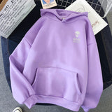 Winter Autumn Pullovers Alien Print Solid Hoodies - Heritage cosmetics and beauty care