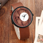 Fashion Top Brand Wooden Watch Men Exquisite Carving Hollow Design Male Clock Unique Green Leather Quartz Wood Watches - Heritage cosmetics and beauty care