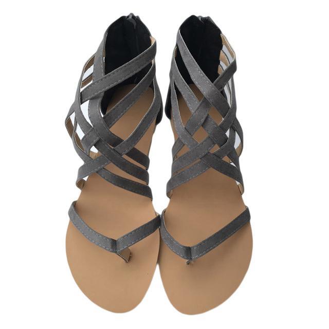 Criss Cross Sandals - Heritage cosmetics and beauty care