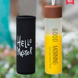 Glasses portable cups kids creative water bottles Korea lovely simple - Heritage cosmetics and beauty care