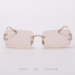 Rimless cut edge sunglasses - Heritage cosmetics and beauty care