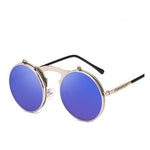 Round frame flip sunglasses - Heritage cosmetics and beauty care