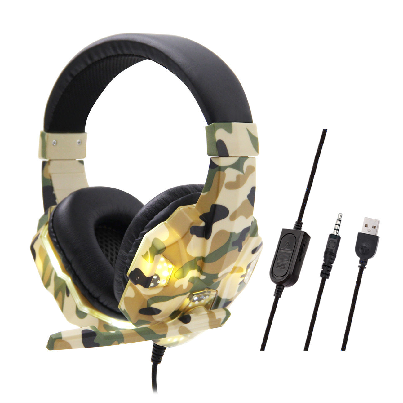 SY830MV camouflage glow earphone Heritage cosmetics and beauty care