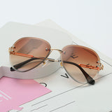 Ladies fashion gradient sunglasses - Heritage cosmetics and beauty care