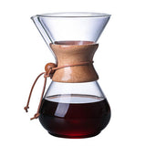 High temperature glass hand coffee pot sharing pot