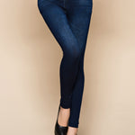 Women Leggings Plus size Faux Denim Jeans Leggings - Heritage cosmetics and beauty care