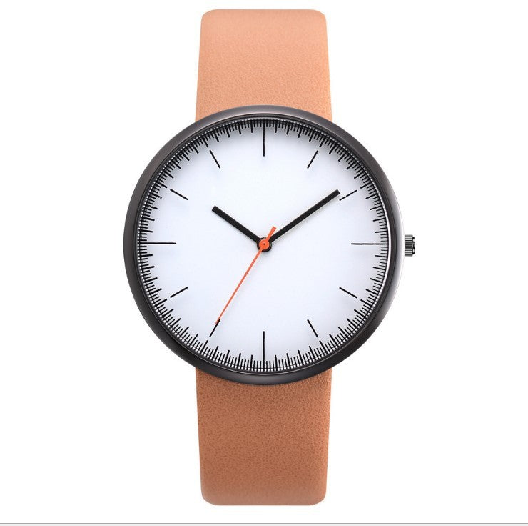 Women Watch Gray Contrast Leather Quartz Watch Women Watches Lovers Unisex Casual Ladies Wrist Watch Clock Relogio Feminino - Heritage cosmetics and beauty care