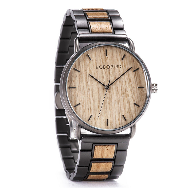 Retro style waterproof men's wooden watch - Heritage cosmetics and beauty care