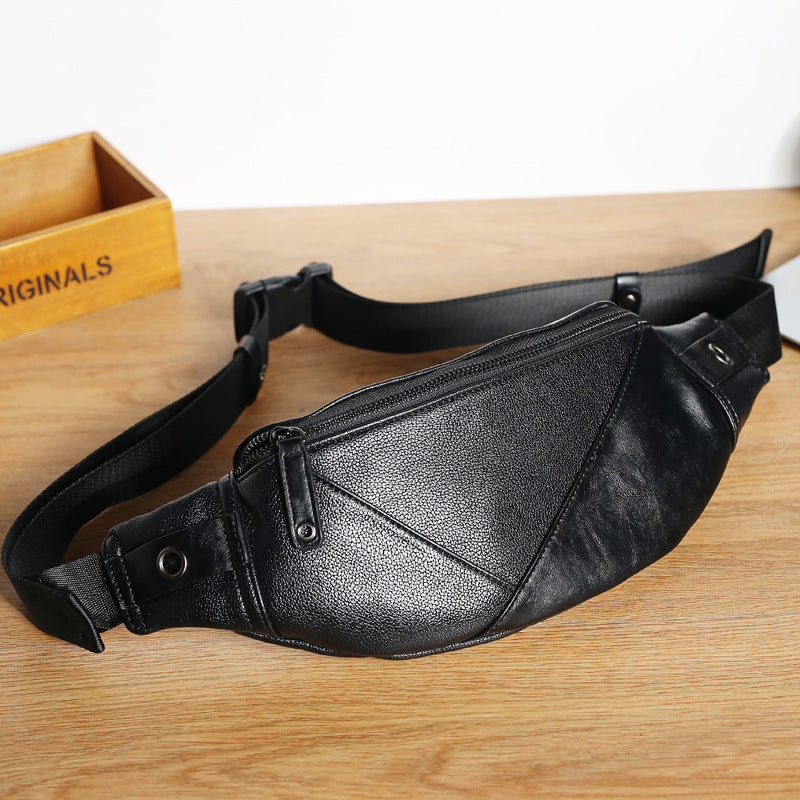 Shoulder Casual Leather Carrying Sports Waist Bag - Heritage cosmetics and beauty care