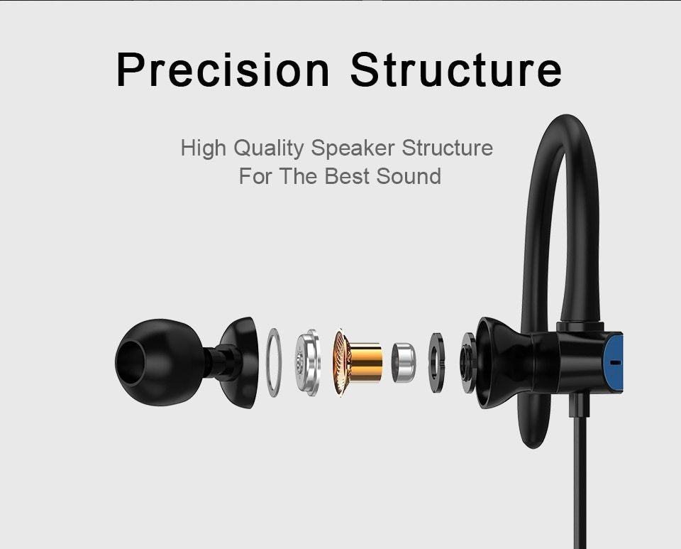 Compatible With  Earphone PTM TS27 Sport Running Anti Drop Headset Ear Hook Stereo Earbuds With Mic Headphone For Phone  Xiaomi Universal Heritage cosmetics and beauty care