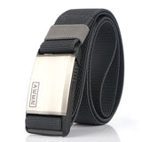 Automatic buckle elastic canvas belt - Heritage cosmetics and beauty care