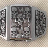 3D ghost head lighter belt buckle European and American fashion belt buckle - Heritage cosmetics and beauty care