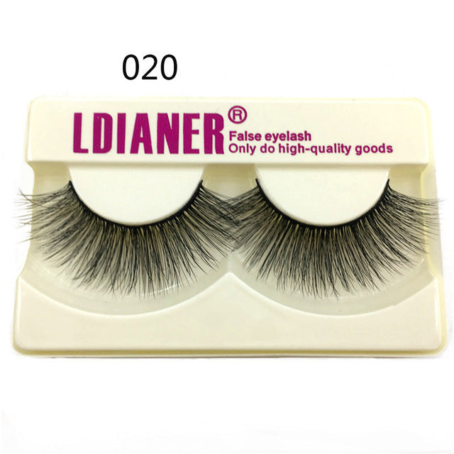 100% Mink Eyelashes 25mm Wispy Fluffy Fake Lashes - Heritage cosmetics and beauty care