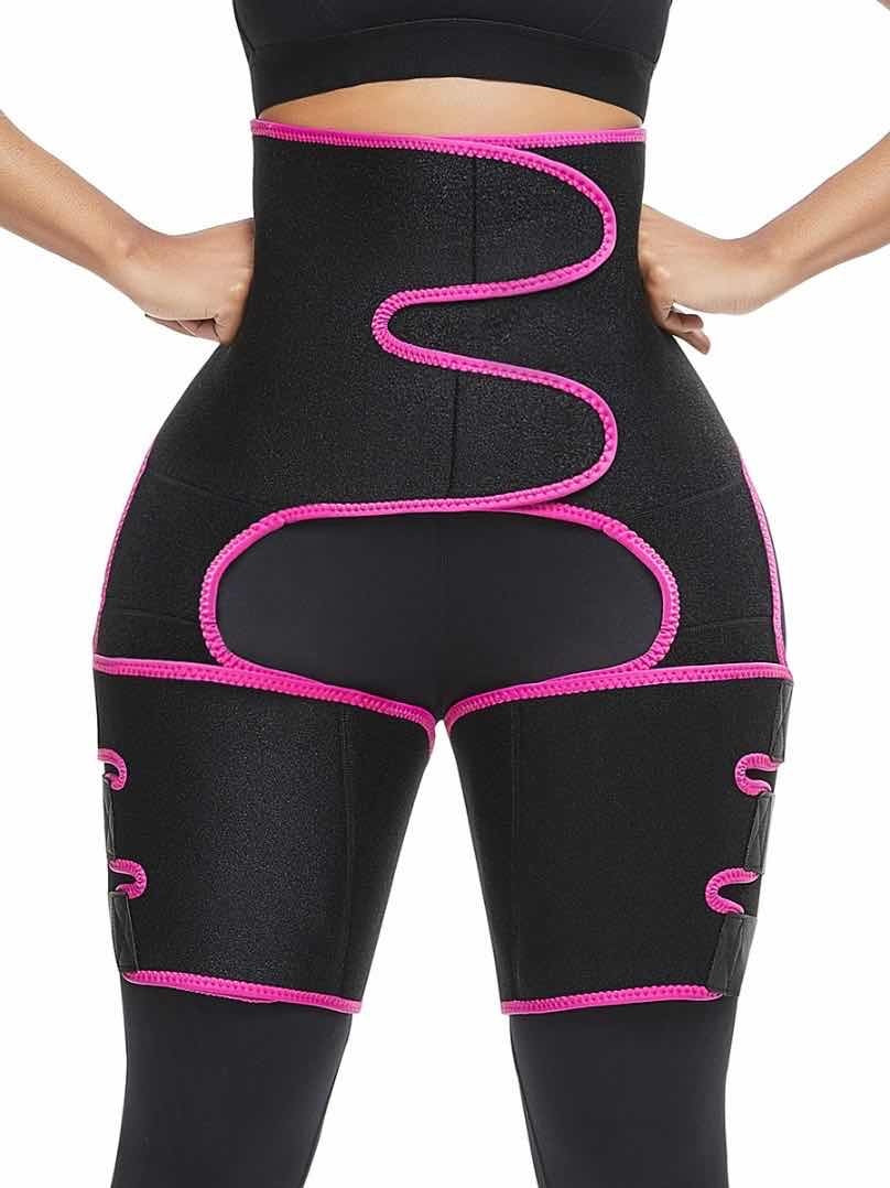 Sweat High Waist Thigh Trimmer Butt Lifter Shapewear Belt 3 In 1 Adjustable Belt - Heritage cosmetics and beauty care