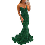 Sequin Evening Dresses For Women Formal  Long Prom Party Gowns - Heritage cosmetics and beauty care