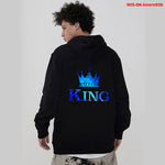 Women Hoodies King Queen Printed Sweatshirt Lovers - Heritage cosmetics and beauty care