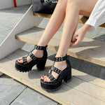 Rivet stiletto sandals - Heritage cosmetics and beauty care