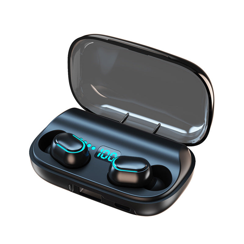 Stereo audio earphone with charging compartment Heritage cosmetics and beauty care