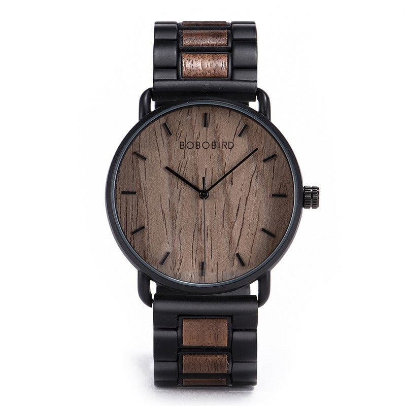 Retro style waterproof men's wooden watch - Heritage cosmetics and beauty care