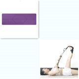 Non Slip TPE Yoga Mat Position Line Beginner - Heritage cosmetics and beauty care