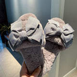 Bowknot cotton slippers - Heritage cosmetics and beauty care