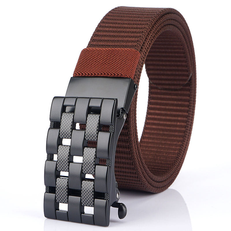 Automatic buckle nylon belt - Heritage cosmetics and beauty care