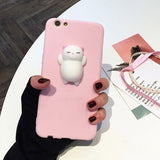 Cat Case For7 6 6S Plus 5 5S SE Cases Lovely Cartoon Soft Cat Cases Heritage cosmetics and beauty care