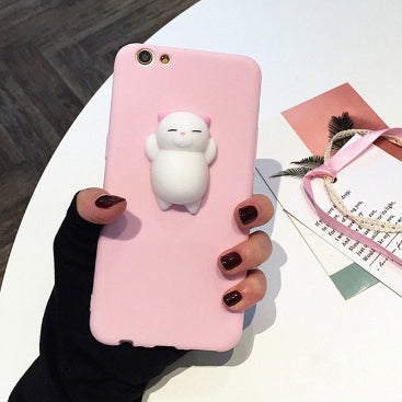 Cat Case For7 6 6S Plus 5 5S SE Cases Lovely Cartoon Soft Cat Cases Heritage cosmetics and beauty care