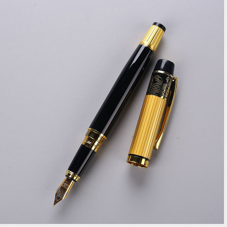 Patterned Orb Pen Metal Fountain Pen - Heritage cosmetics and beauty care