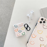 Compatible with Apple, Compatible with Apple , Smiley Cartoon Protective Cover Protective Shell Earphone Cover Heritage cosmetics and beauty care