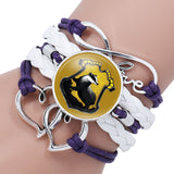 Hot Sale Hogwarts School Magic Academy Glass Cabochon Bracelets - Heritage cosmetics and beauty care