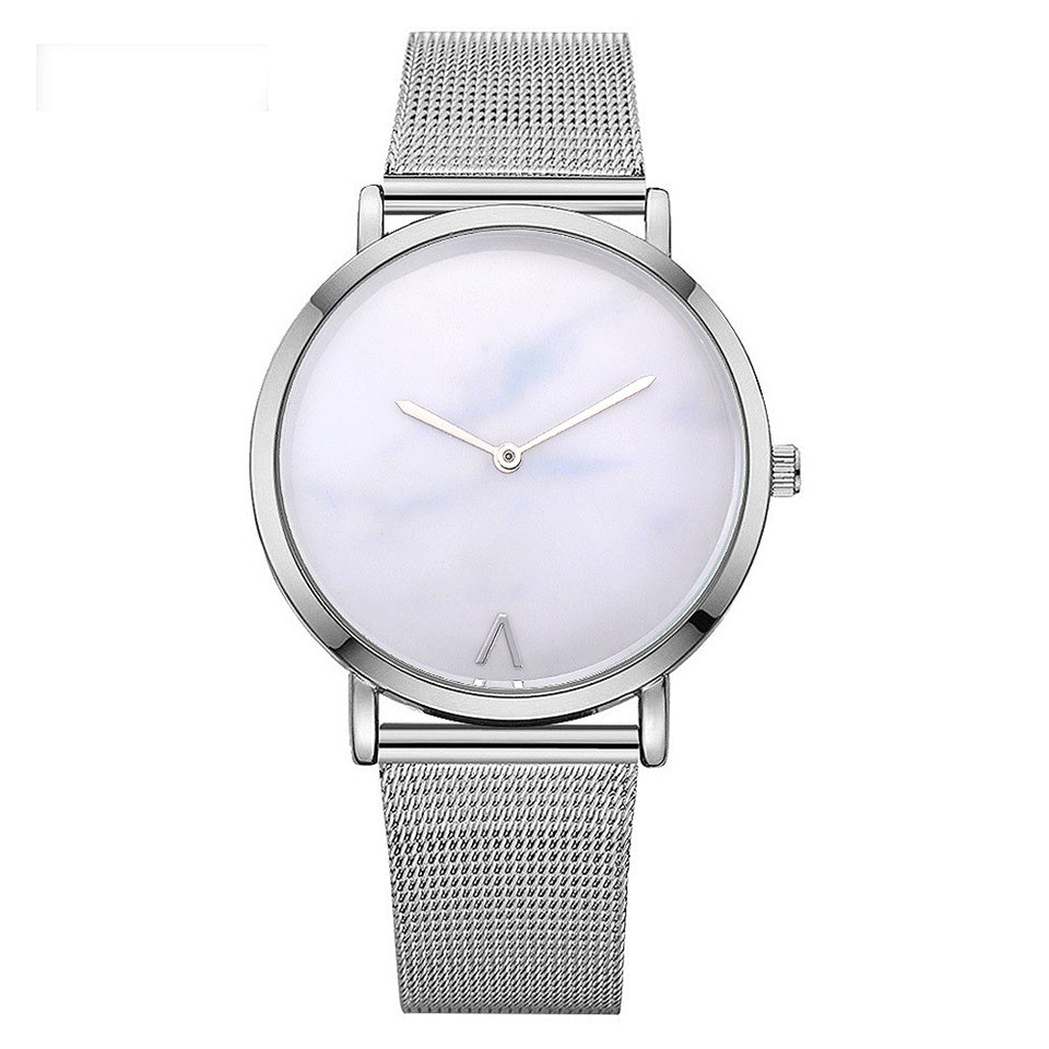 Vansvar fashion brand silver and gold mesh band creative marble wristwatch casual women quartz watches gift relogio feminino - Heritage cosmetics and beauty care